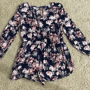 Aeropostale Floral Romper